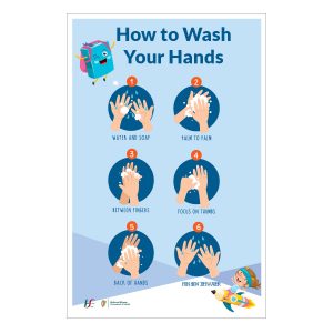 cover-19 signage hand washing sign