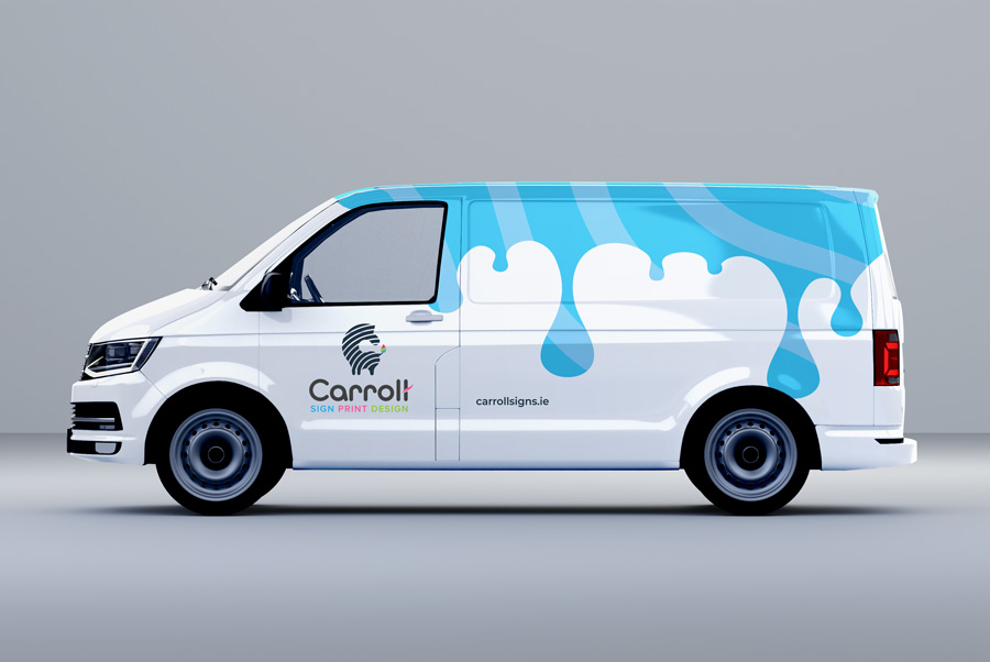 partial-van-wrap-top-half ireland