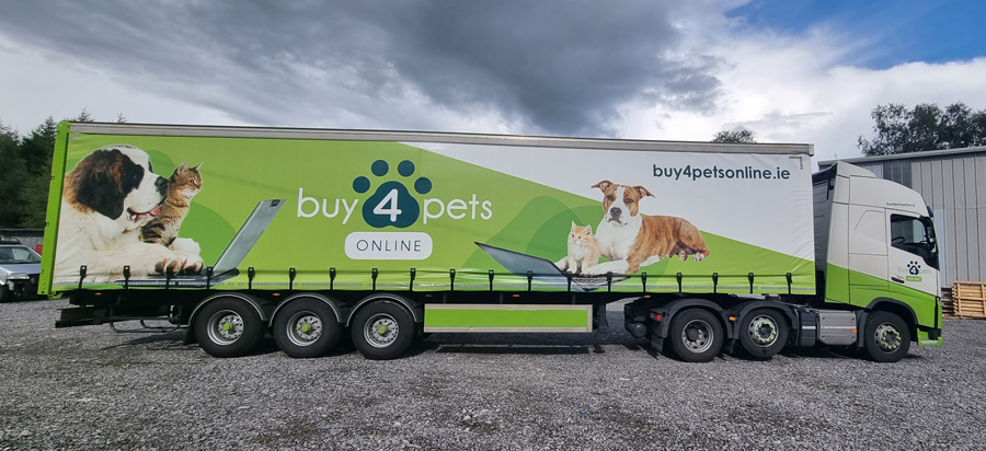 Truck Curtain Side Printing