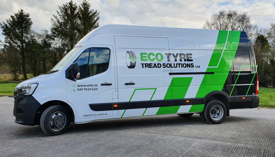 tyre van wrap cavan leitrim